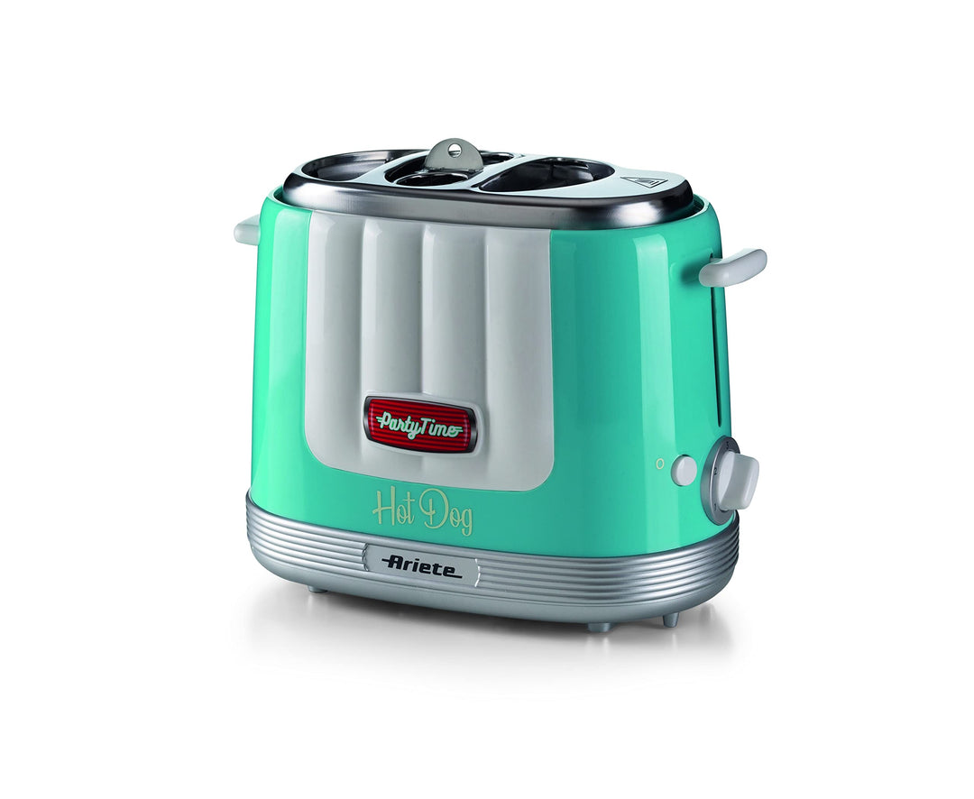 Ariete 206 Hot Dog Maker Party Time, Hot Dog Maker, 650 W, 5 Garstufen, 4 Garräume, automatischer Au