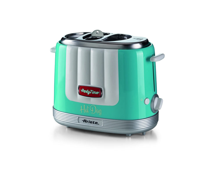 Ariete 206 Hot Dog Maker Party Time, Hot Dog Maker, 650 W, 5 Garstufen, 4 Garräume, automatischer Au
