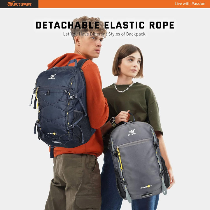 SKYSPER ISHELL 30 Faltbarer Rucksack 30L Ultra-leicht Tagesrucksack Verstaubar Daypack Wasserfest Wa