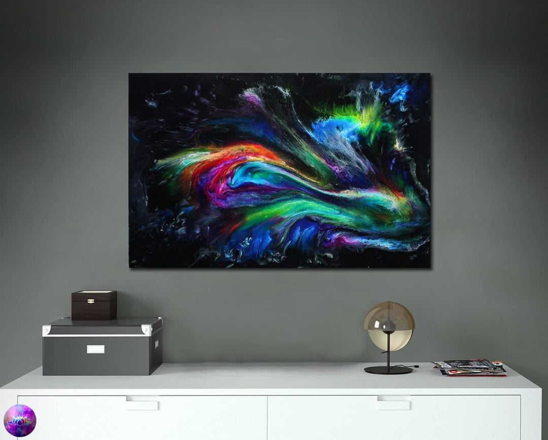Gemälde Abstrakte Malerei Original - moderne hochglanz Wandbilder XXL - Resin Art Kunst Bild Harz Un