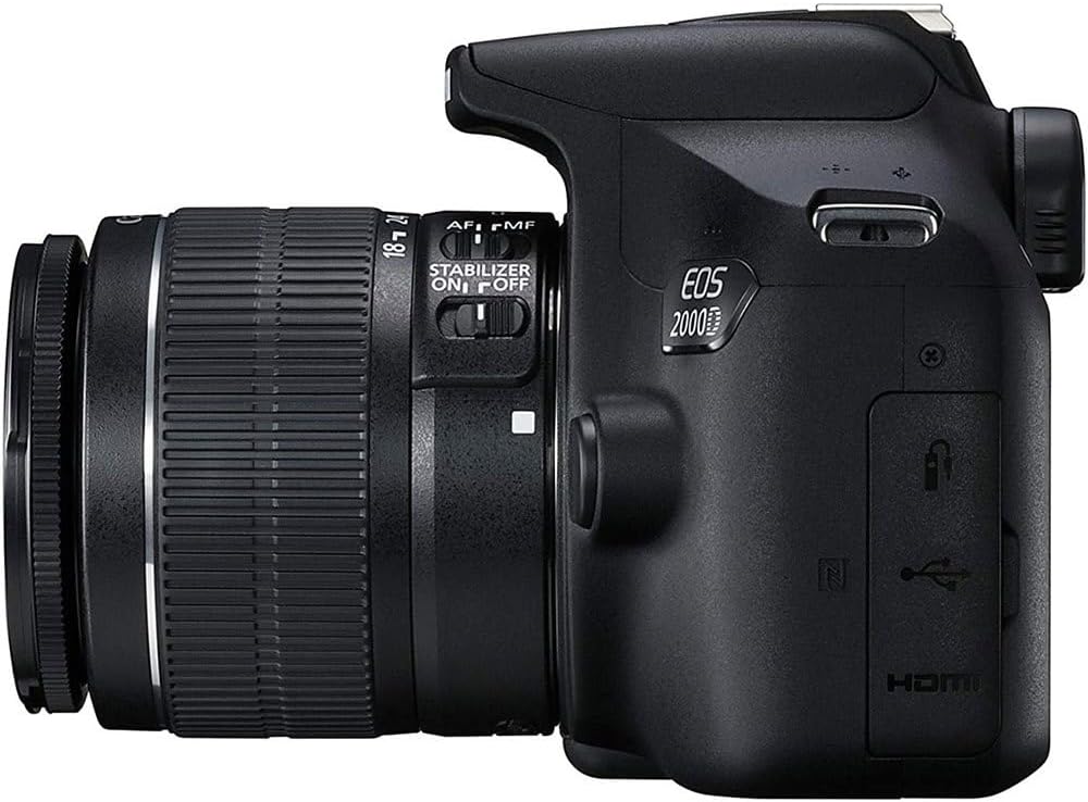 Canon EOS 2000D BK 18-55 is + SB130 + 16GB EU26 SLR-Kamera-Set, 24,1 MP, CMOS 6000 x 4000 Pixel, Sch