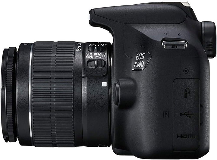 Canon EOS 2000D BK 18-55 is + SB130 + 16GB EU26 SLR-Kamera-Set, 24,1 MP, CMOS 6000 x 4000 Pixel, Sch