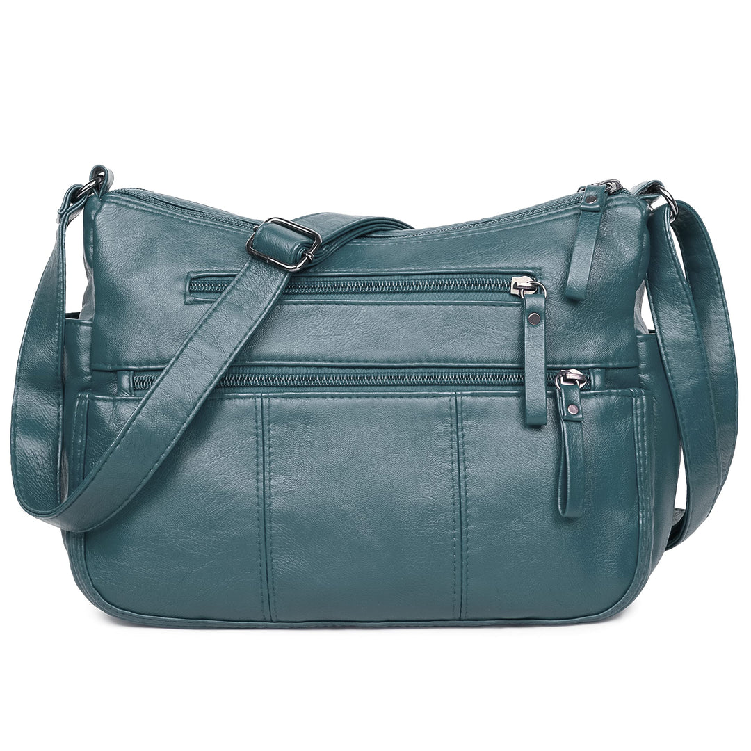 Geldbörsen für Damen, weiches PU-Leder, Umhängetasche, Damen, Umhängetasche, Taschenbücher Blau 11.8