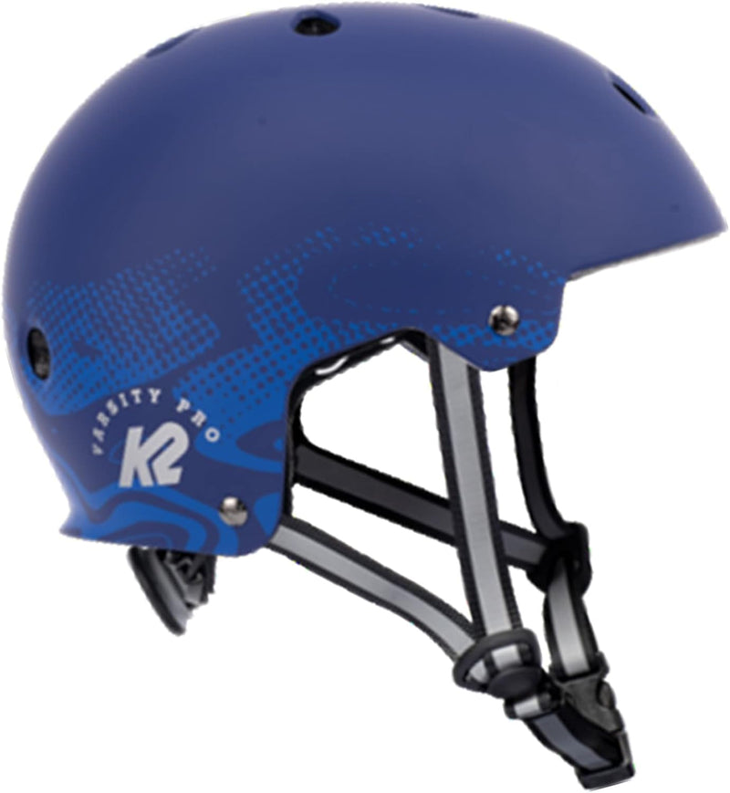 K2 Skates VARSITY PRO Helm, Inline Skate Helm, Fahrradhelm, Skateboard Helm S (48 - 54 cm) navy, S (