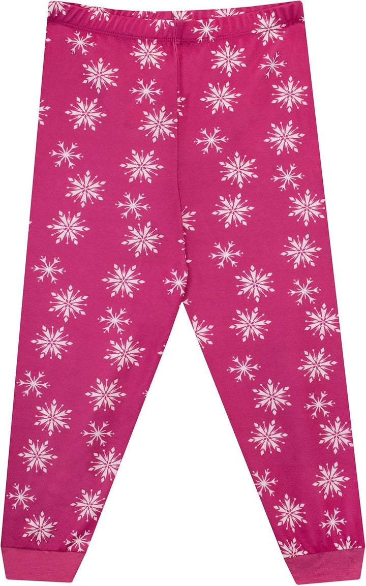 Disney Mädchen Schlafanzug Frozen 140 Rosa, 140 Rosa