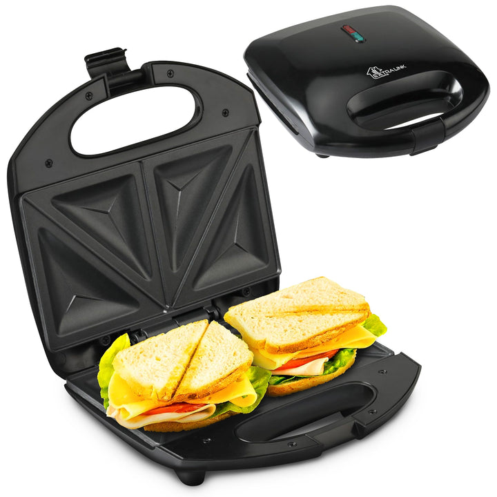 Extralink Sandwichmaker, Toaster Sandwichtoaster 750W - Sandwichtoaster mit Rutschfesten Füssen, Iso