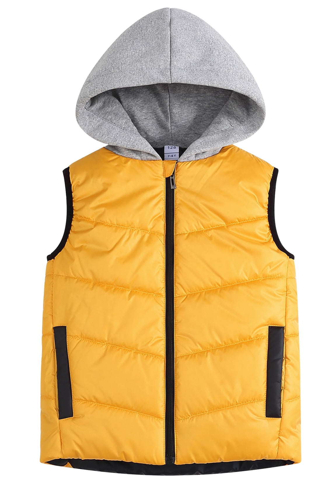 SEAUR Daunenweste Kinder Winter Kapuzenweste Jungen Mädchen Weste Outdoor Winddicht Leicht Pufferwes