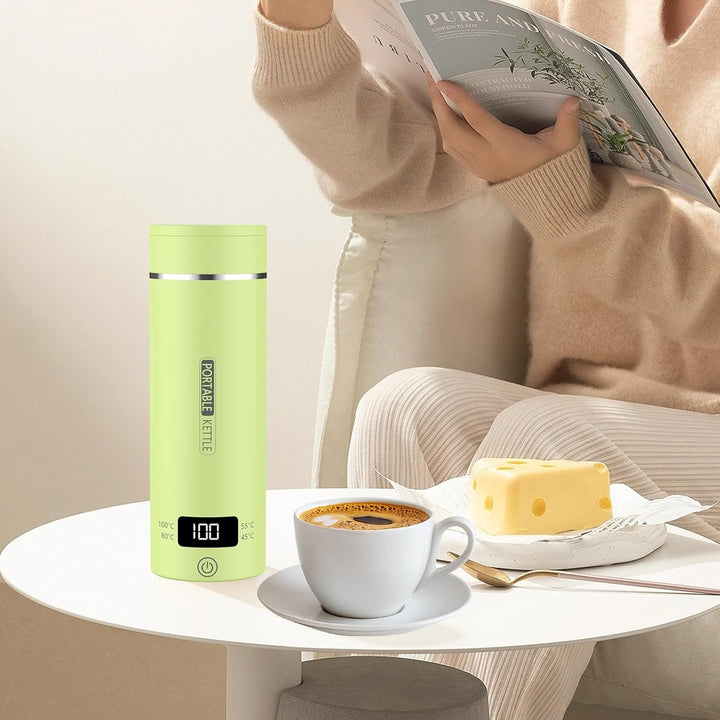 Elektrischer Reisewasserkocher Klein 500ML, Kleiner Wasserkocher Reise Schnelles Kochwasser Mini -Wa