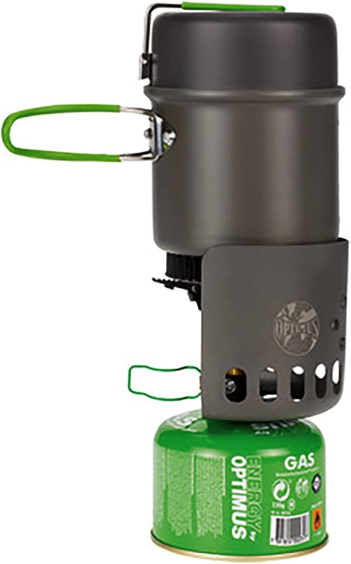 Optimus Clip-On Windschutzscheibe 8018907 - Effiziente Gas-Kochstelle mit Aluminium Windschutz für O
