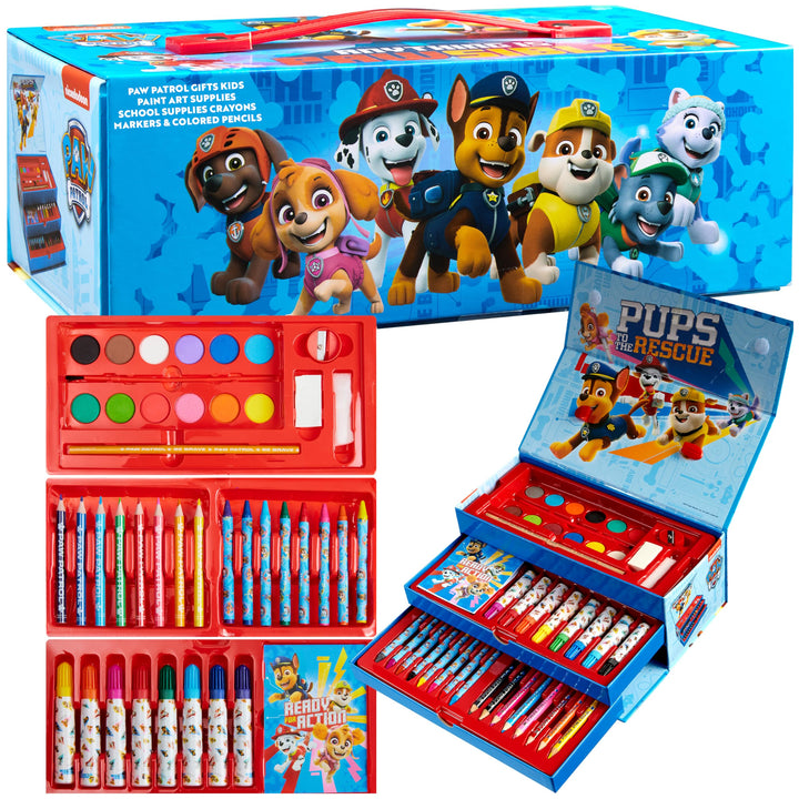 PAW PATROL Malkoffer, Malset für Kinder (Mehrfarbig), Mehrfarbig
