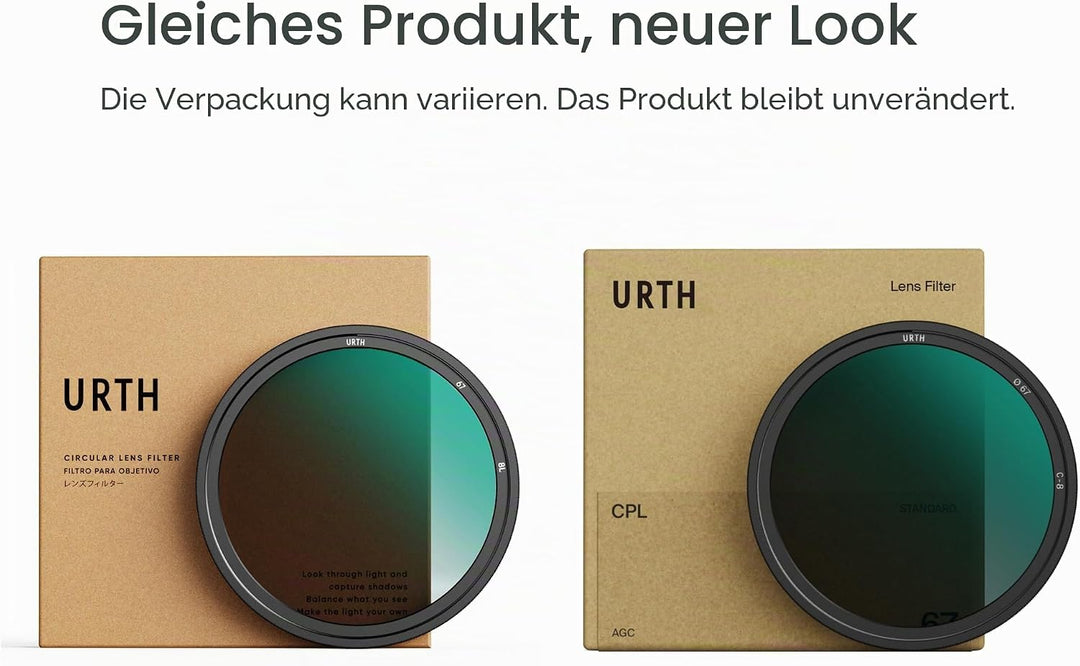 Urth 82 mm Polfilter (Polarisationsfilter) CPL Filter 82mm, 82mm