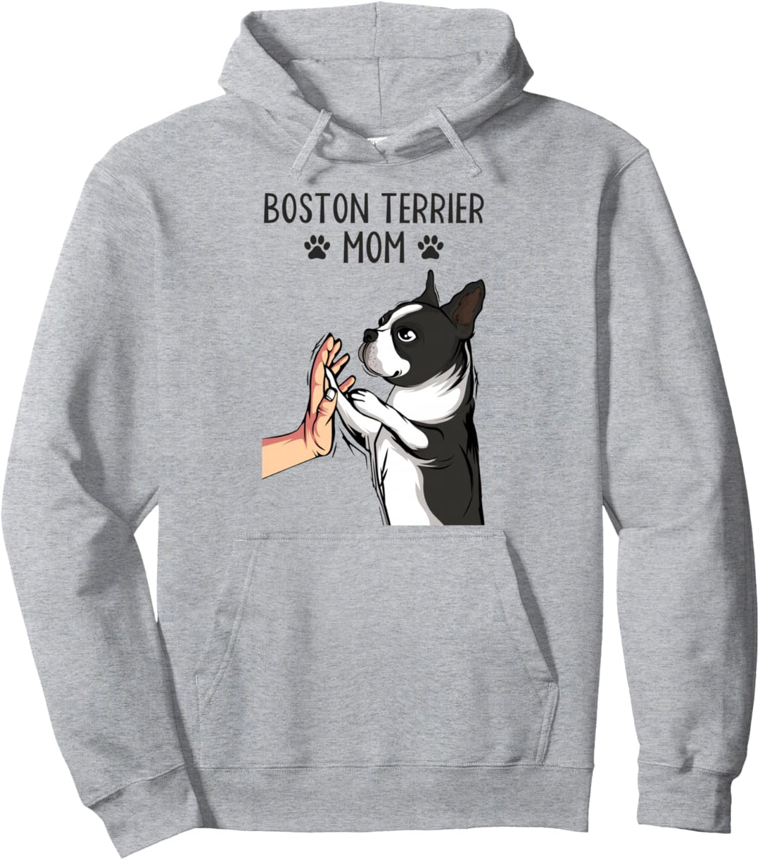 Boston Terrier Mom Hunde Mama Frauchen Pullover Hoodie