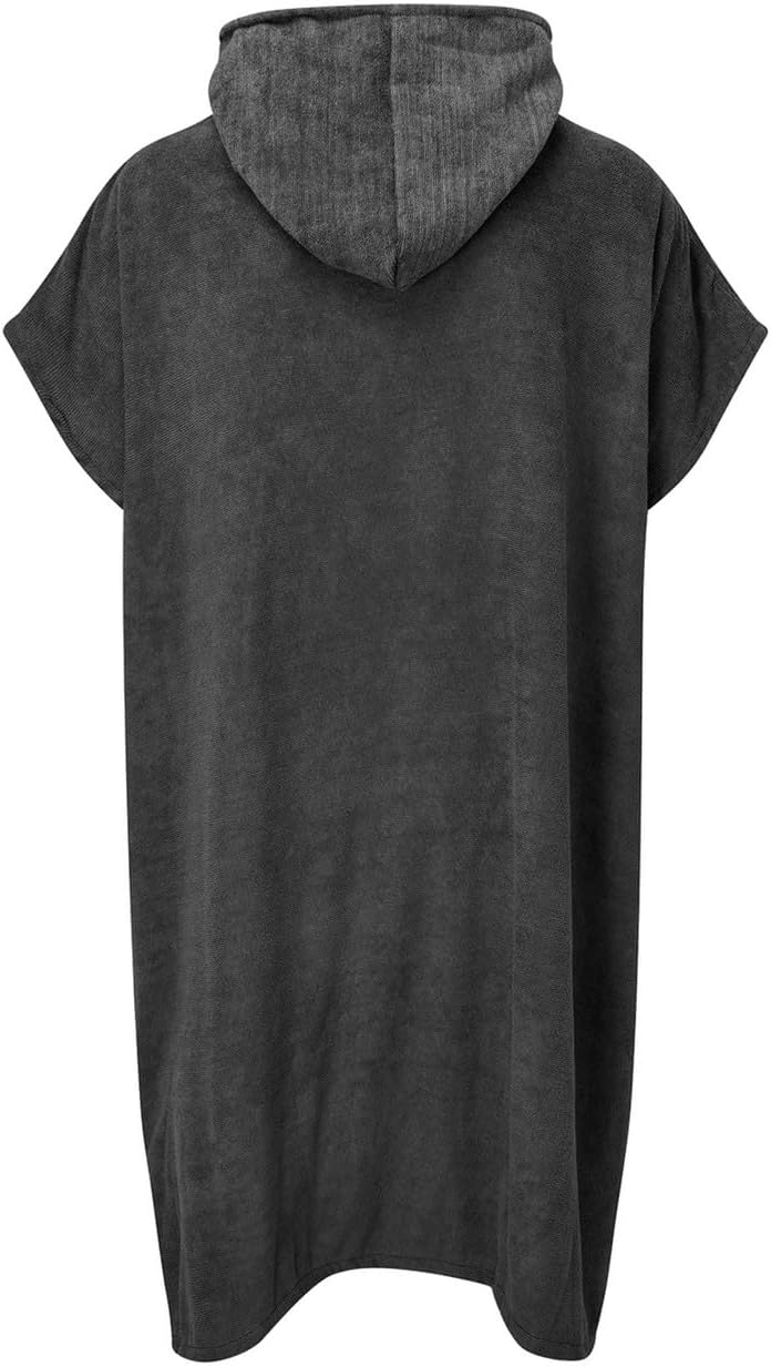 Gill Wickelbademantel, Handtuch, Poncho mit Kapuze Einheitsgrösse Grau, Einheitsgrösse Grau