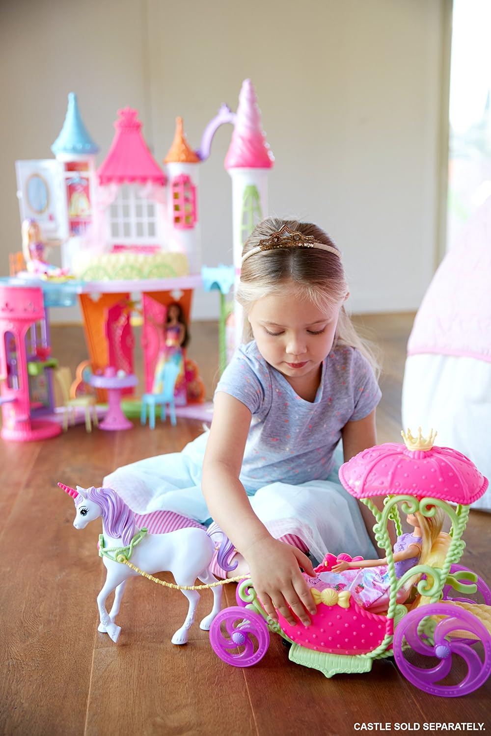 Mattel Barbie DYX31 - Bonbon Prinzessin, Einhorn und