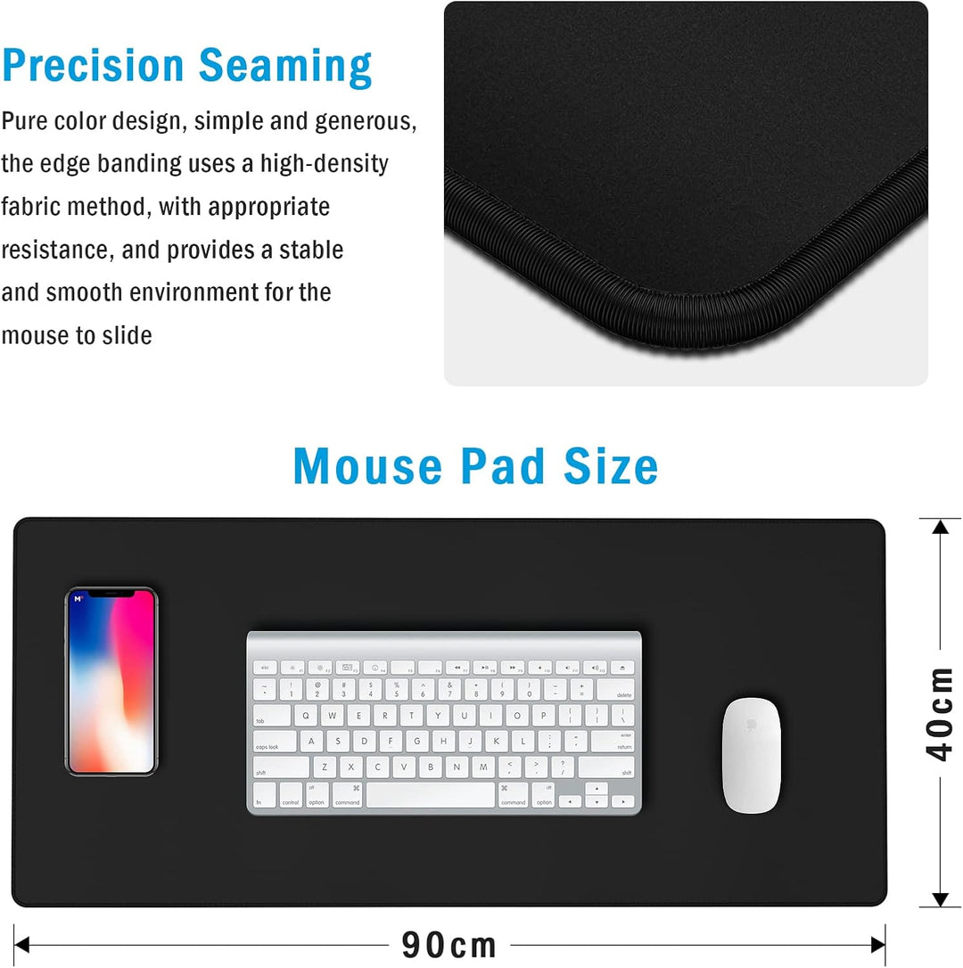XXL Gaming Mauspad 900x400x3mm XXL Mousepad Tischunterlage Large Size Multifunktionales Anti Rutsch