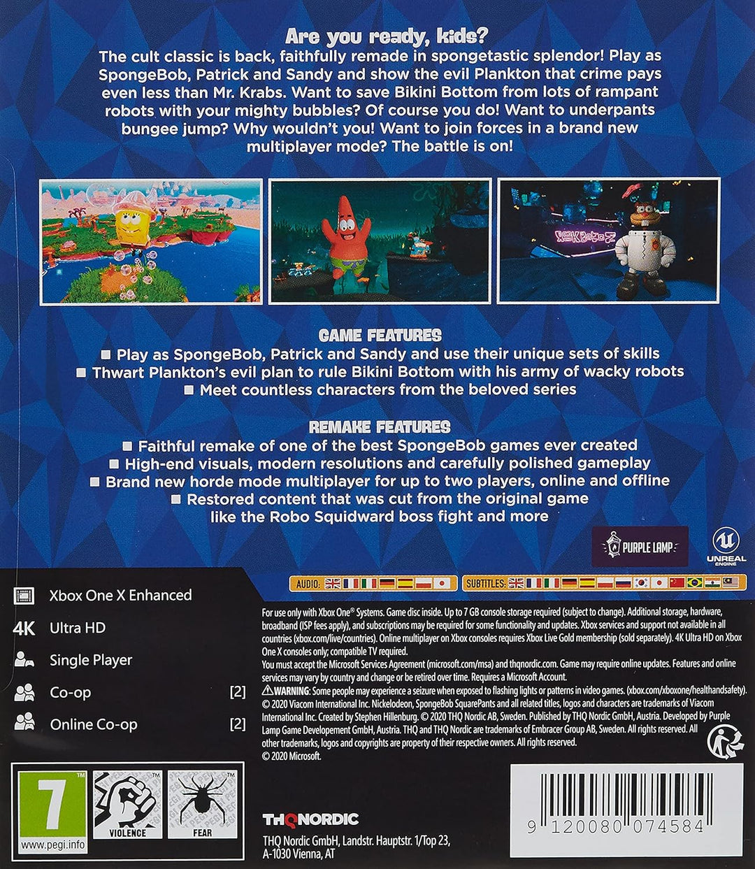 Spongebob Squarepants: Battle For Bikini Bottom - Rehydrated (Xbox One)