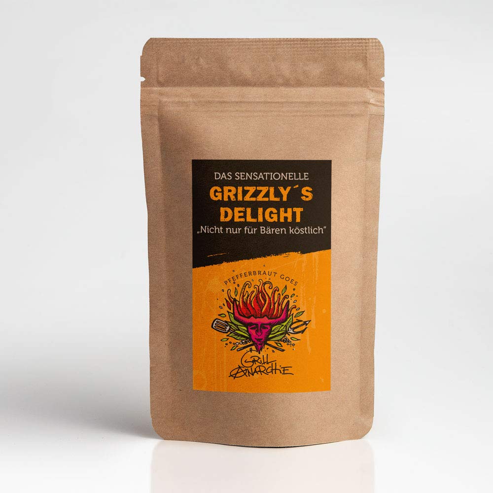 Grillanarchie Grizzly´s Delight für Flammlachs, Lachs, Fisch von der Planke und direkt gegrilltem Fi