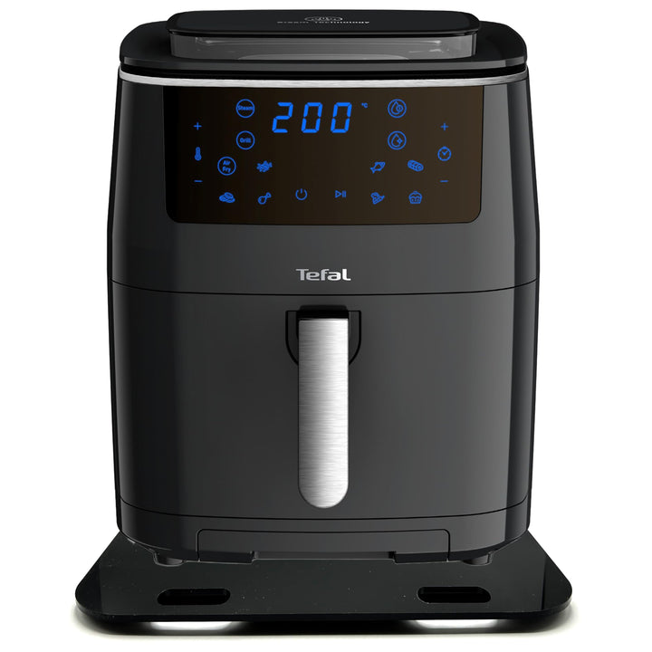 Gleitbrett aus Acryl für Tefal Heissluftfritteuse Easy Fry Grill & Steam | schwarz | 32x32cm | hochw