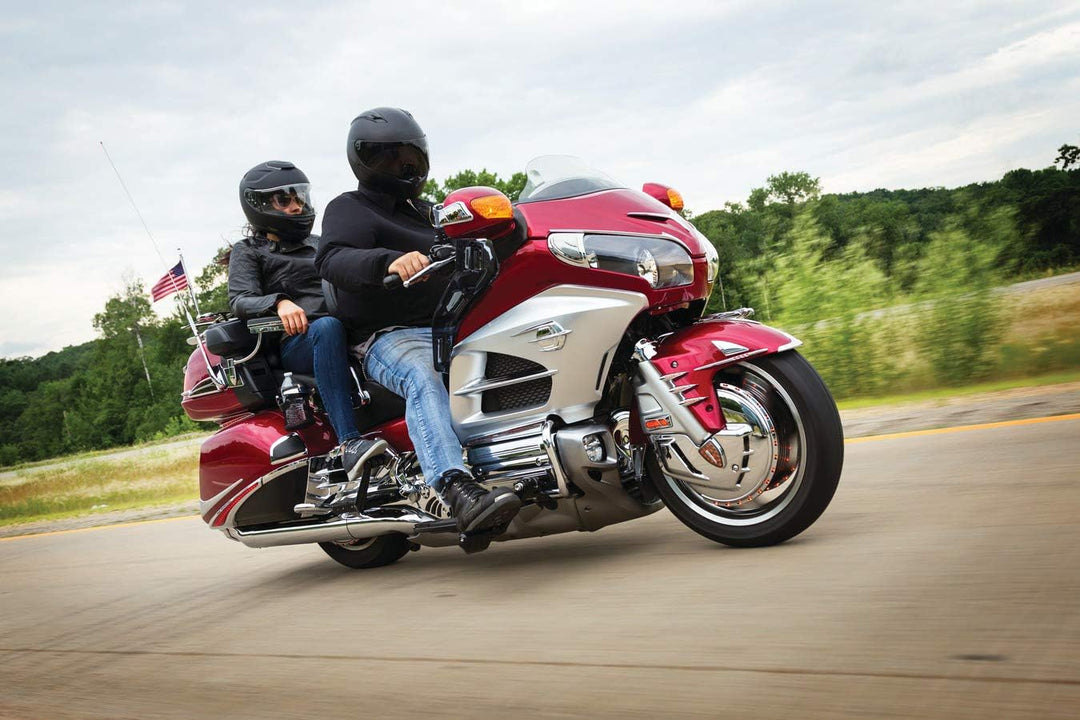 Kuryakyn 3990 Motorrad-Fusssteuerung: Ergo III Cruise Mounts mit Trident Dual ISO Pegs für 2001–17 H