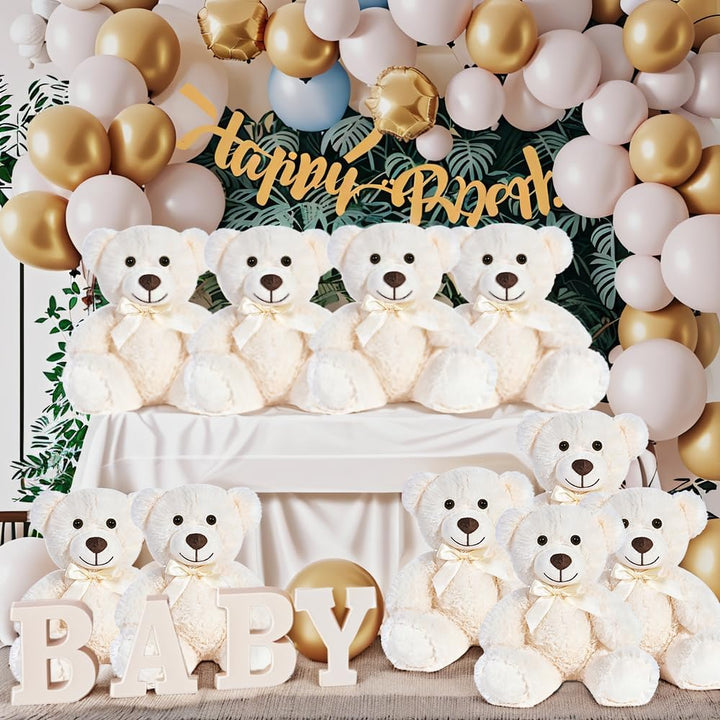 Teddybär gefülltes Tier Plüschtier Geschenk für Kind Freundin, 13.5 Zoll gefüllte Bären für Weihnach