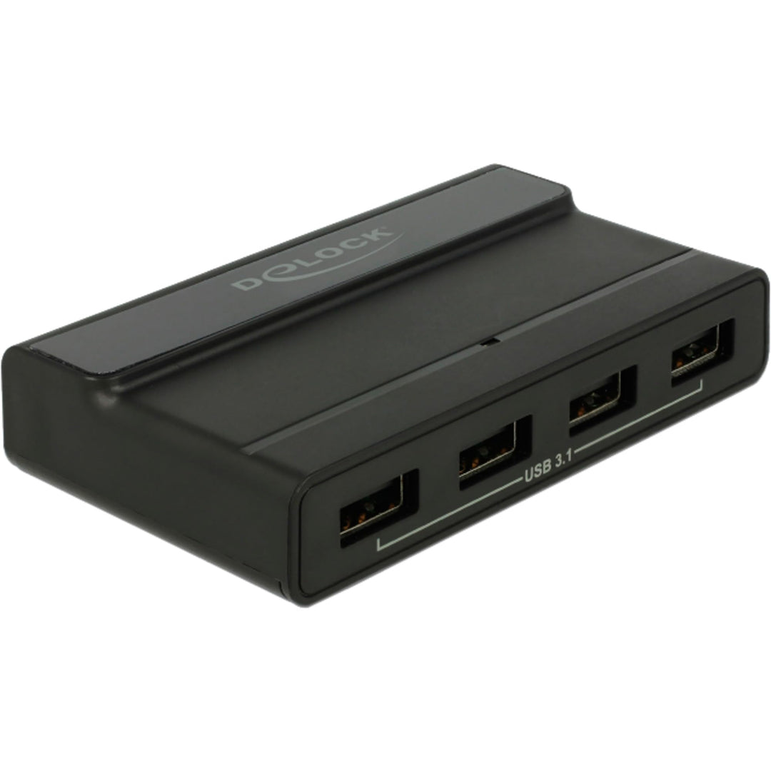 Delock 64053 Externer USB 3.1 4 Port Hubmit10Gbps Single