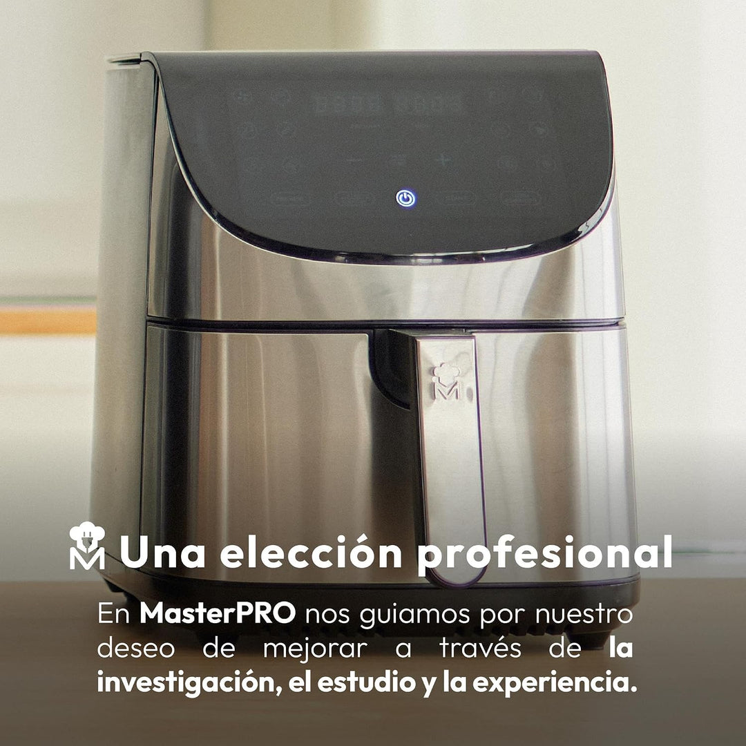 MasterPRO Rocket 700 | Freidora Sin Aceite | Capacidad de 7 L y 1700 W de Potencia | Pantalla LED Tá