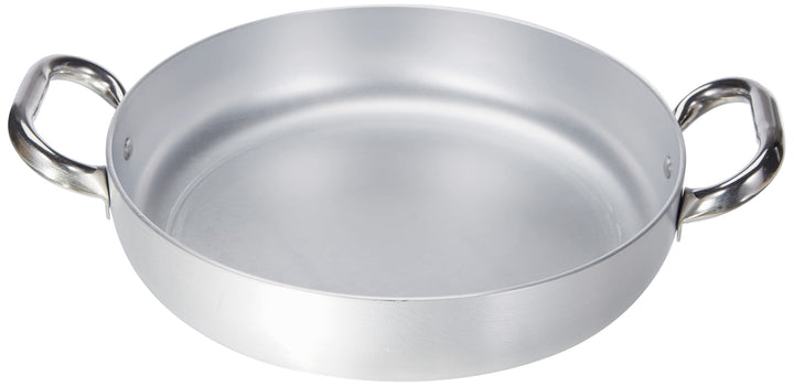 Pentole Agnelli Linea Alluminio Induzione Aluminium Professional 3mm Omelettpfanne mit 2 Griffen, fü