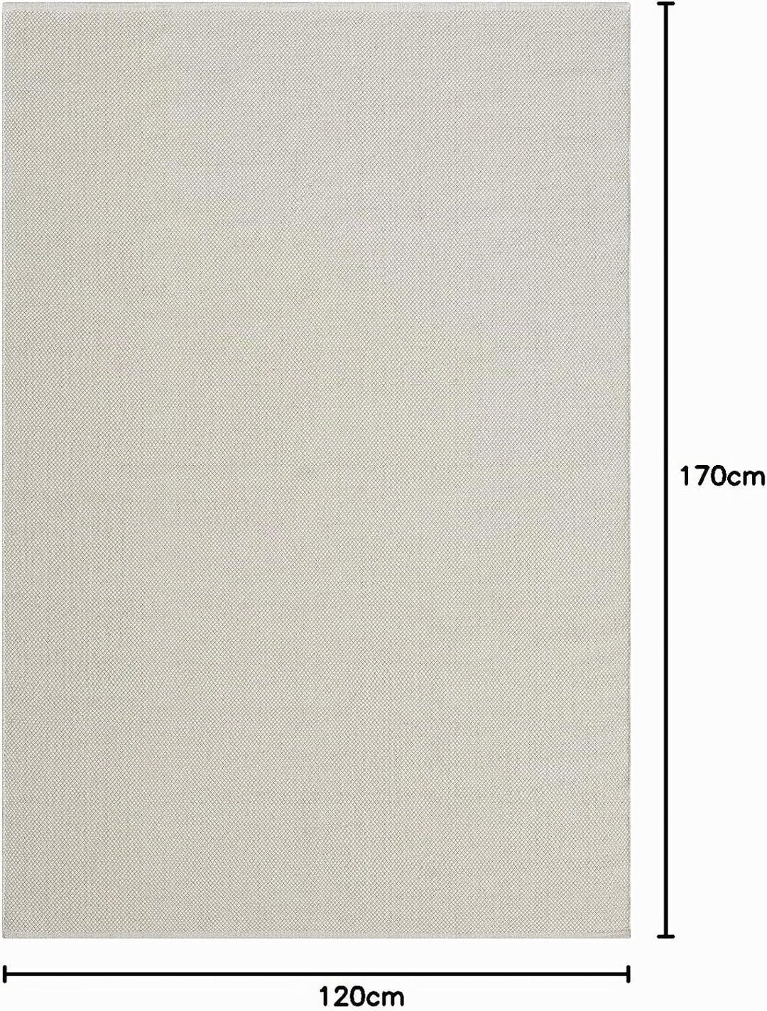 the carpet Boho Natur Wool Handgewebter Wollteppich im natürlichen skandinavischen Boho-Look, Handar