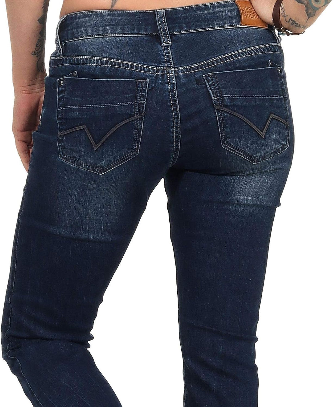 Timezone Damen Slim Tahilatz Jeans 25W / 32L Blau (Blue Royal Wash 3065), 25W / 32L Blau (Blue Royal