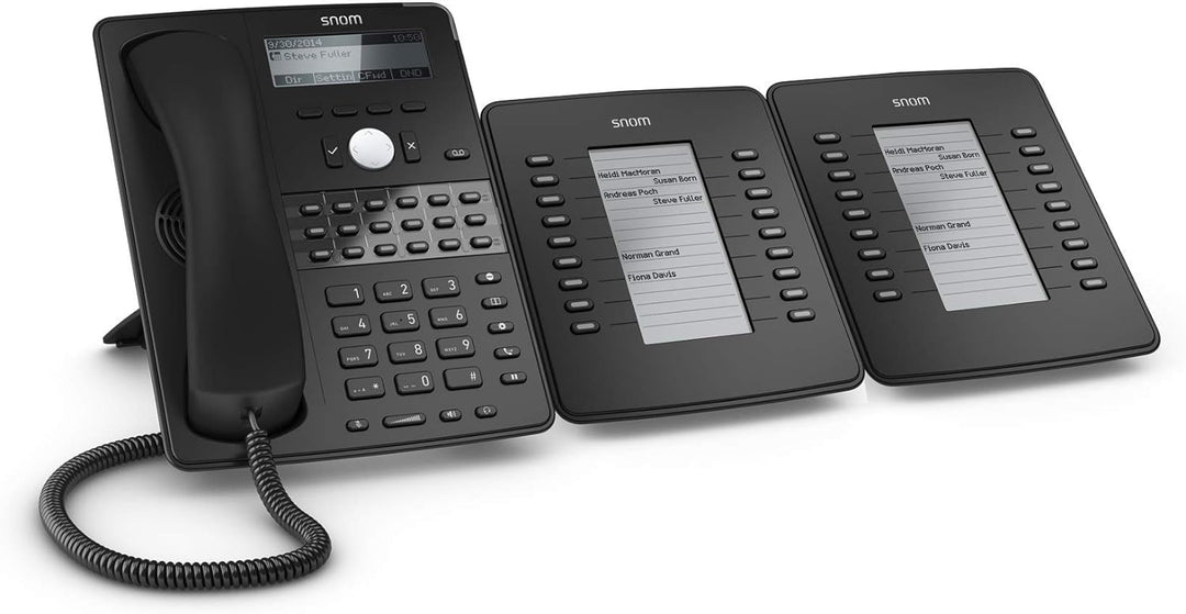 Snom D7 USB-Erweiterungsmodul für D7xx-Telefone (hochauflösendes Schwarz-Weiss-Display mit Hintergru