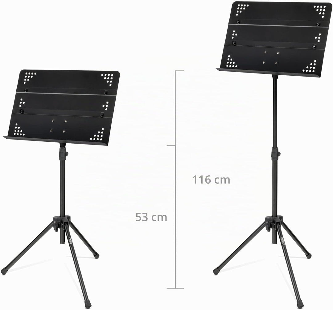 Classic Cantabile OSS-01 Orchesterpult - Transportfreundliches Orchesterpult mit steckbarer Notenabl