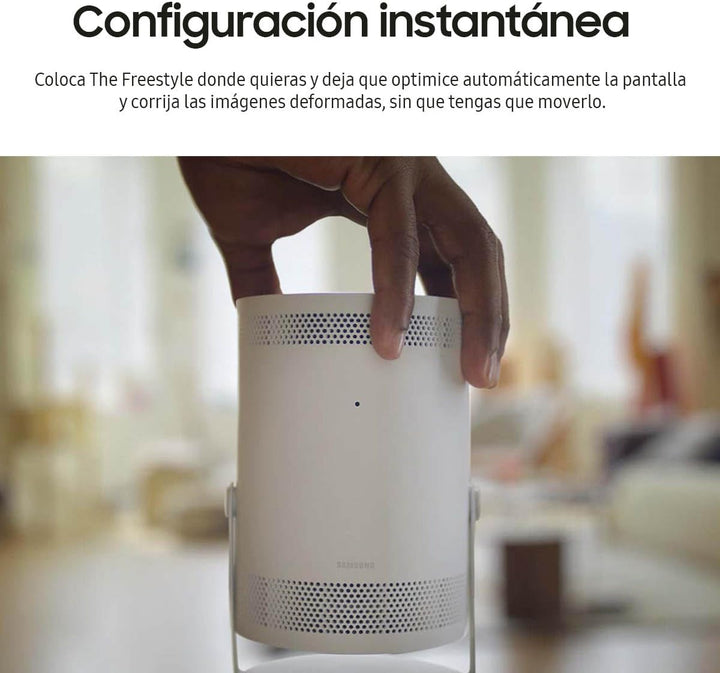 Samsung The Freestyle 2. Generation - 76,2 cm bis 254 cm - LCoS - HDMI, Bluetooth, Wi-Fi - weiss