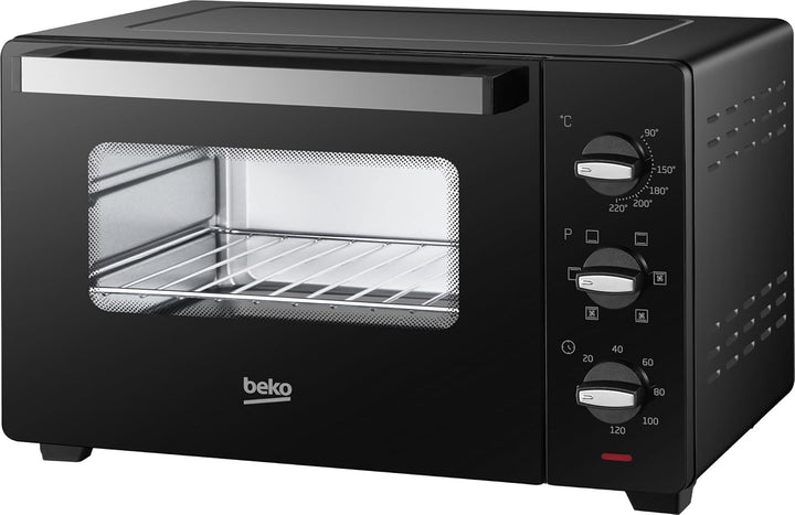 Beko - BMOF30B - Elektroherd, Umluftgaren, 30 Liter, 1600 W, 4 Funktionen, Timer 120 min, Temperatur