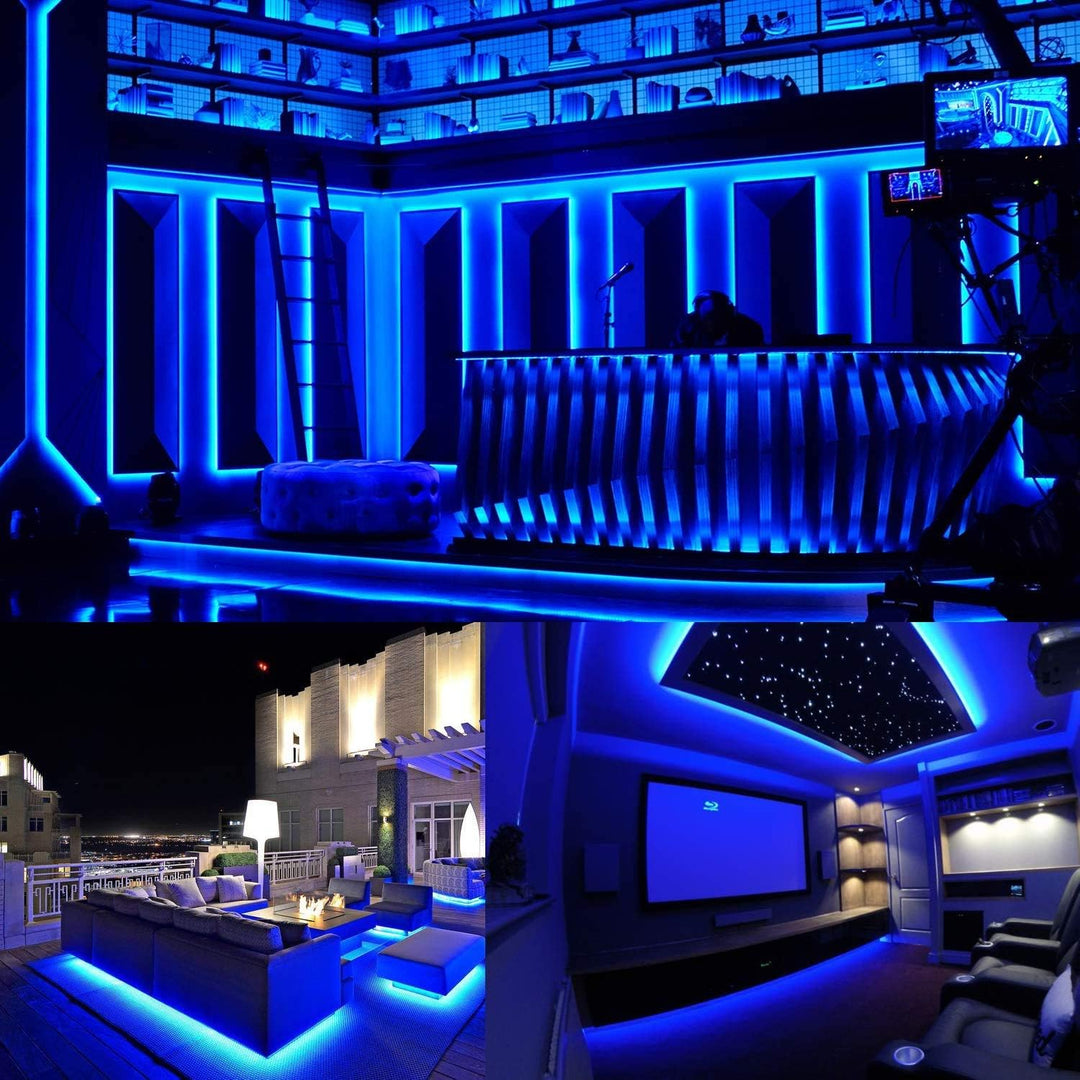 Jopassy LED Lichterschlauch Aussen, 10m 240 LEDs Lichtschlauch, Wasserfest LED Schlauch, Blau mit Ti