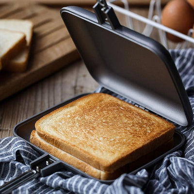 TAMUME Induktions Sandwichtoaster Antihaft-Tortenbügeleisen mit Stabilem Griff, Toastie Sandwich Mak