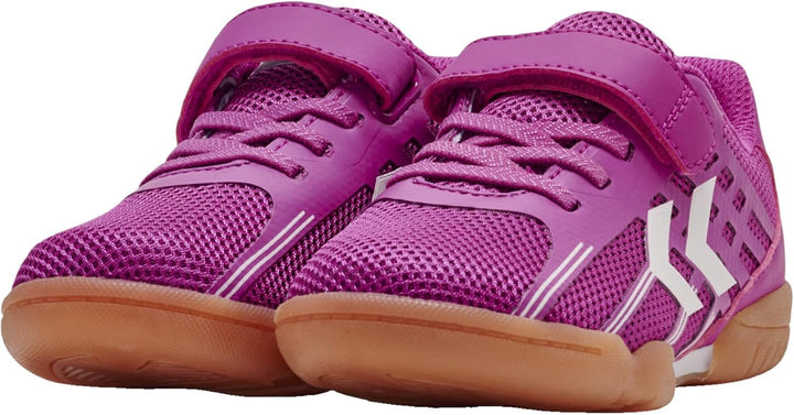 hummel Unisex Kinder Root Elite Jr Vc Handball Shoe 28 EU Cactus Flower, 28 EU Cactus Flower