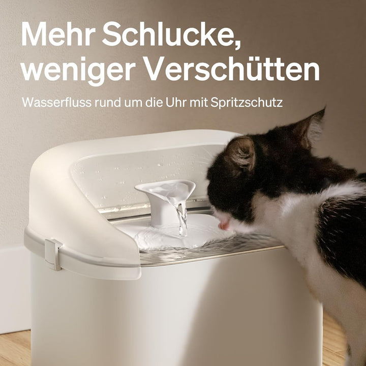 PETLIBRO Spritzschutz für 3L Dockstream 2 Katzenbrunnen PLWF106 PLWF116 und PLWF305, verhindert Wass