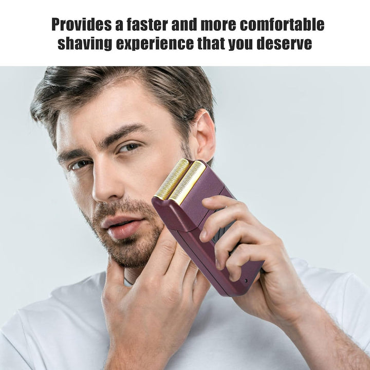Ersatz Rasierköpfe kompatibel mit Wahl Foil Shaver (Red/4) Rot / 4, Rot / 4