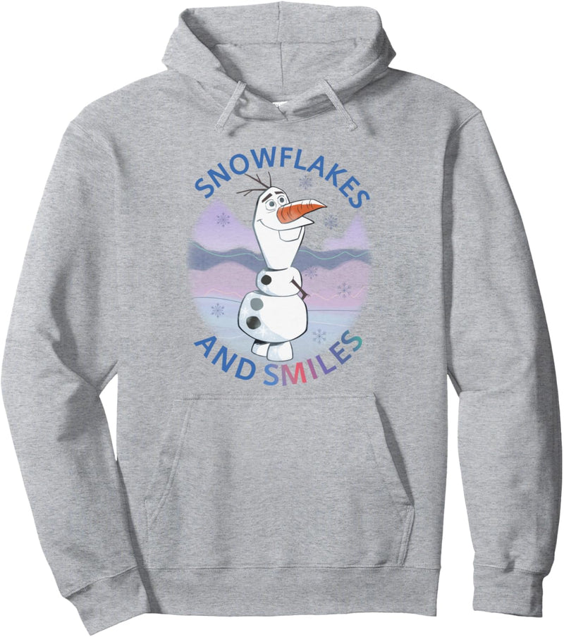 Frozen Snowflakes And Smiles With Olaf Pullover Hoodie