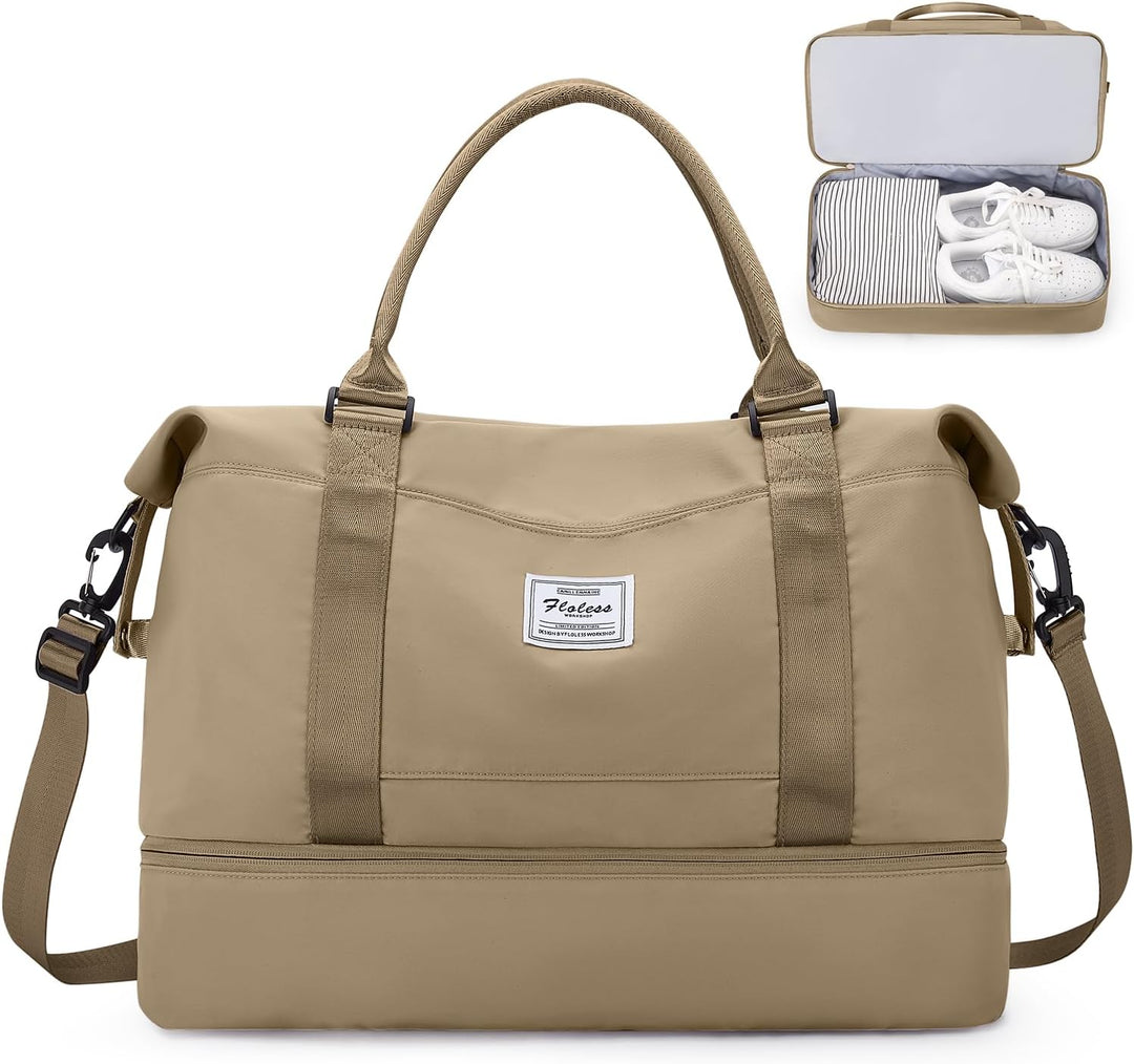 Reisetasche Damen Handgepäck Tasche Sporttasche Weekender Bag Schwimmtasche Wasserdicht Travel Bag D