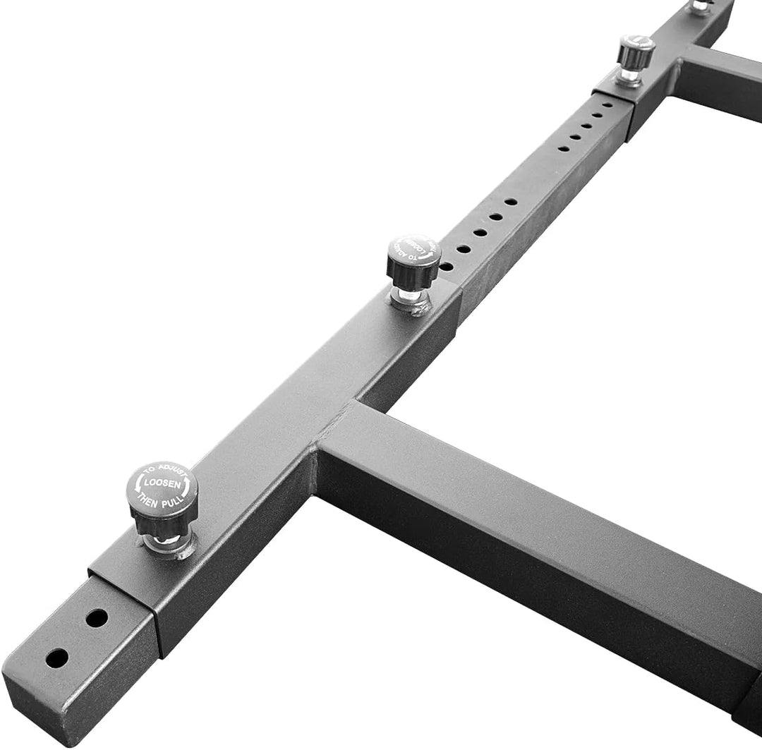 Strength Shop - Kniebeugenständer - Schwarz - Verstellbar Squat Stand in Höhe und Breite Mit Dip-Bar