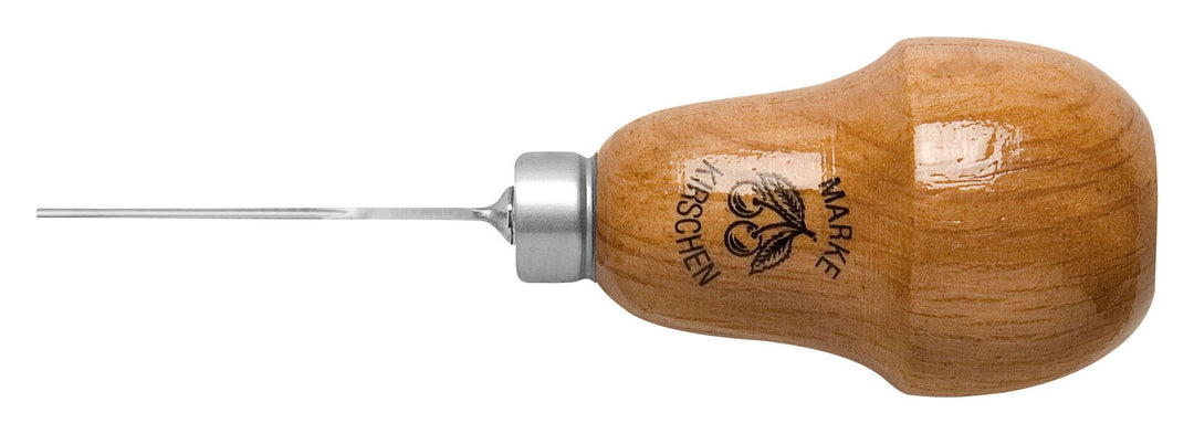 "KIRSCHEN" Werkzeuge 5703000 | Zierschutzeisen gerade mit Birnenheft, 1mm, Stich 3 Stich 3 gerade 1,