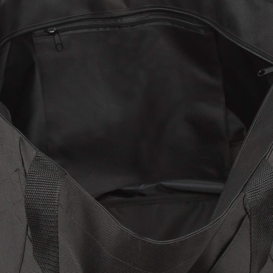 anndora XXL Shopper schwarz - Strandtasche Schultertasche Einkaufstasche, Schwarz