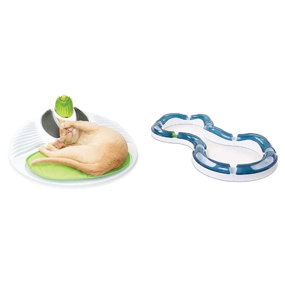Catit Wellness Center & Design Senses Super Roller Circuit Tempo-Spielschiene Wellness Center + Temp