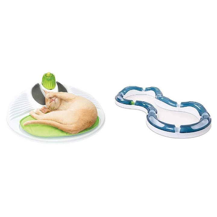 Catit Wellness Center & Design Senses Super Roller Circuit Tempo-Spielschiene Wellness Center + Temp