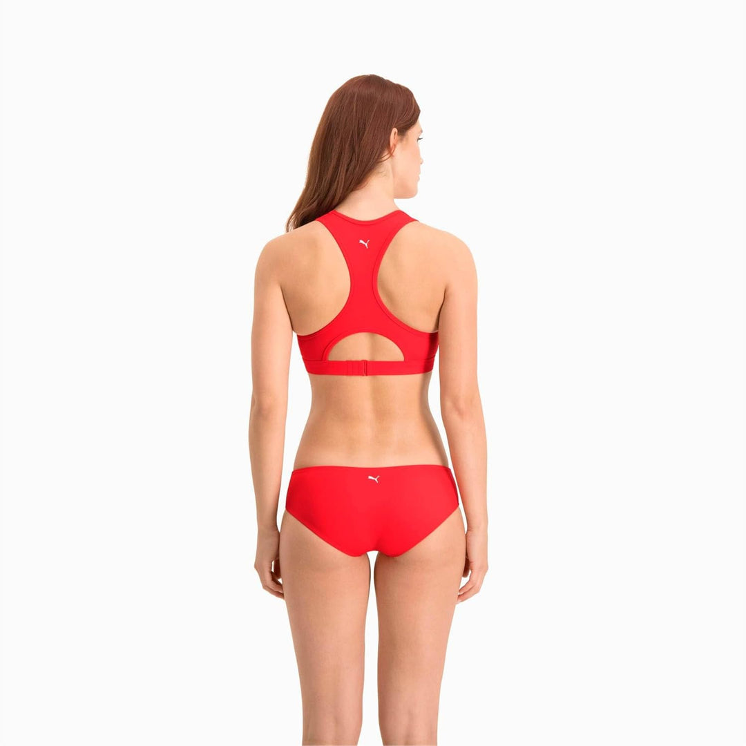 PUMA Damen Swim Women's Bottom Hipster XS Rot, XS Rot