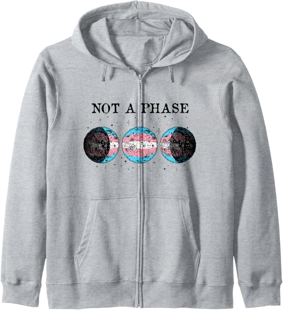 Not A Phase Funny Transgender Pride Flag Kapuzenjacke