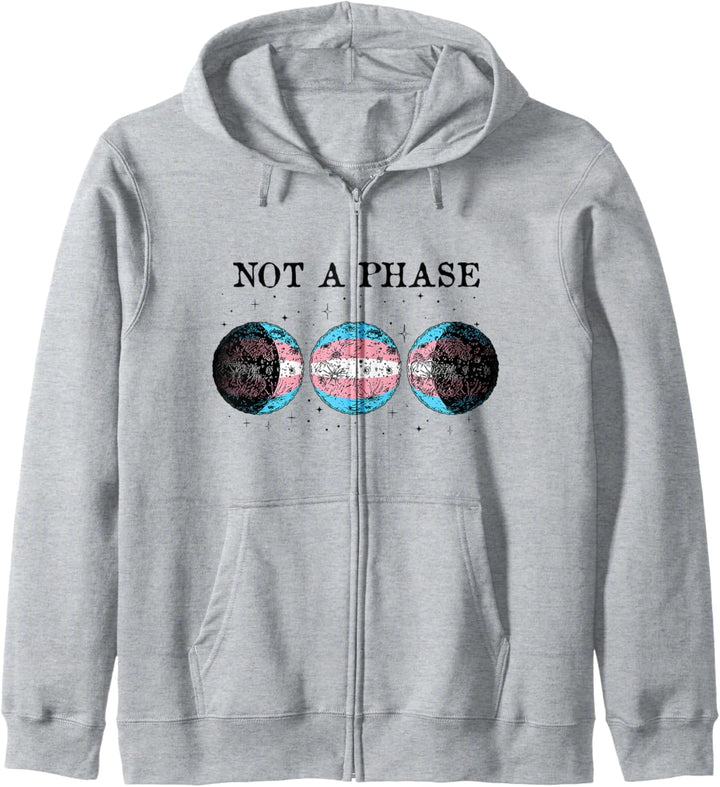 Not A Phase Funny Transgender Pride Flag Kapuzenjacke