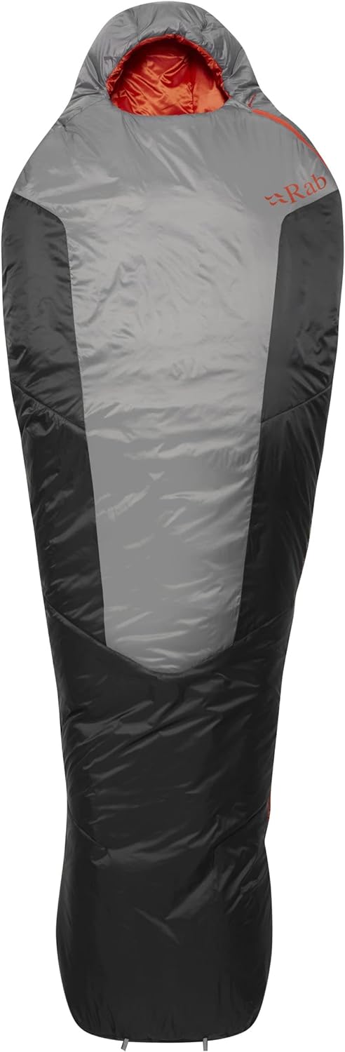 Rab Solar Ultra 2 Schlafsack Camping granite 25 Degree, Long, Left Zip, granite 25 Degree, Long, Lef