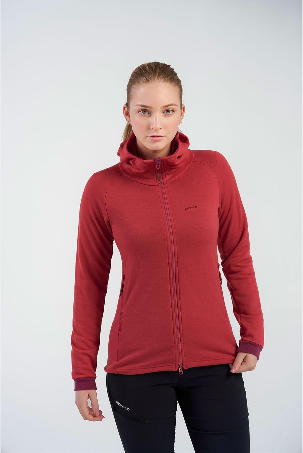 Devold Nibba Merino Jacket Hood Woman, beauty